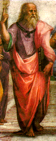 Detail of Raphel's 'School of Athens': Plato